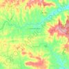 Mappa topografica Curral de Cima, altitudine, rilievo