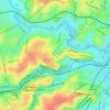 Mappa topografica Earlwood, altitudine, rilievo