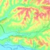 Mappa topografica Collevecchio, altitudine, rilievo