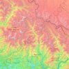 Mappa topografica Munsiari tehsil, altitudine, rilievo