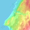 Mappa topografica Essaouira الصويرة, altitudine, rilievo