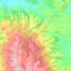 Mappa topografica Cortale, altitudine, rilievo
