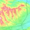 Mappa topografica Mosciano Sant'Angelo, altitudine, rilievo