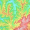 Mappa topografica Schuttertal, altitudine, rilievo