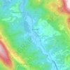 Mappa topografica Agosta, altitudine, rilievo