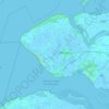 Mappa topografica Vlissingen, altitudine, rilievo