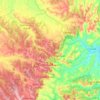 Mappa topografica Monteu Roero, altitudine, rilievo