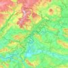 Mappa topografica Sciaffusa, altitudine, rilievo