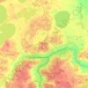 Mappa topografica Долгодеревенское сельское поселение, altitudine, rilievo