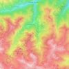 Mappa topografica Marmora, altitudine, rilievo