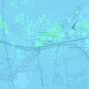 Mappa topografica Hazerswoude-Rijndijk, altitudine, rilievo