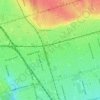 Mappa topografica Wallace Emerson, altitudine, rilievo