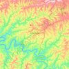Mappa topografica Concórdia, altitudine, rilievo