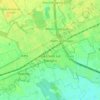 Mappa topografica Trezzano sul Naviglio, altitudine, rilievo