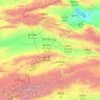 Mappa topografica 伊犁哈萨克自治州, altitudine, rilievo