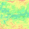 Mappa topografica Sandy Lake, altitudine, rilievo