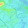 Mappa topografica Mayfield East, altitudine, rilievo