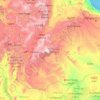 Mappa topografica Oromia, altitudine, rilievo