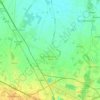Mappa topografica Calderara di Reno, altitudine, rilievo