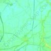 Mappa topografica Moglia, altitudine, rilievo