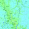 Mappa topografica Dighalia, altitudine, rilievo