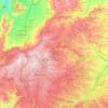 Mappa topografica Al-Jami'ah Sub-District, altitudine, rilievo