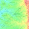 Mappa topografica Jirania, altitudine, rilievo