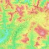 Mappa topografica Erro, altitudine, rilievo