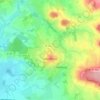 Mappa topografica Montmirail, altitudine, rilievo