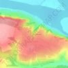 Mappa topografica Безводное, altitudine, rilievo