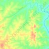 Mappa topografica Nako, altitudine, rilievo