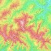 Mappa topografica Parco regionale dell'Alto Appennino Modenese, altitudine, rilievo