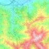 Mappa topografica Penna Sant'Andrea, altitudine, rilievo