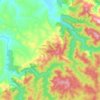 Mappa topografica Budgeree, altitudine, rilievo