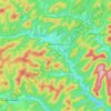 Mappa topografica Bärental, altitudine, rilievo