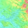 Mappa topografica Castres, altitudine, rilievo