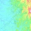 Mappa topografica Lloró, altitudine, rilievo
