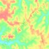 Mappa topografica Vina, altitudine, rilievo