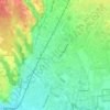 Mappa topografica Cabiate, altitudine, rilievo