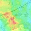 Mappa topografica Laurentian West, altitudine, rilievo