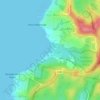 Mappa topografica Cams Wharf, altitudine, rilievo