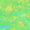 Mappa topografica Harris Lake, altitudine, rilievo
