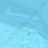 Mappa topografica Hoofdplaat, altitudine, rilievo