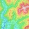 Mappa topografica Capriasca, altitudine, rilievo