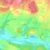 Mappa topografica Manetelan, altitudine, rilievo