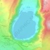 Mappa topografica Lago di Nemi, altitudine, rilievo