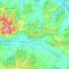 Mappa topografica Pericei, altitudine, rilievo