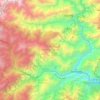 Mappa topografica Soreng, altitudine, rilievo