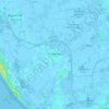 Mappa topografica Koudekerke, altitudine, rilievo