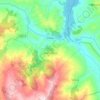 Mappa topografica Gambatesa, altitudine, rilievo